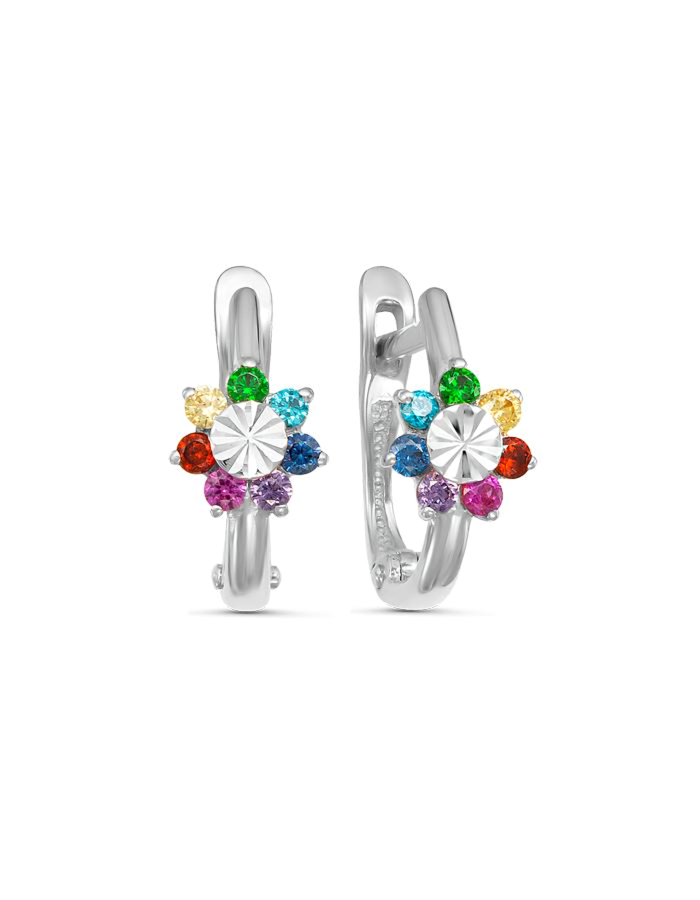 

Серьги из серебра TEO MAORI 8с121329-1а, фианит, 8с121329-1а