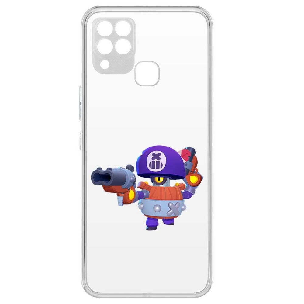 

Чехол-накладка Brawl Stars-Дэррил для Infinix Hot 10S