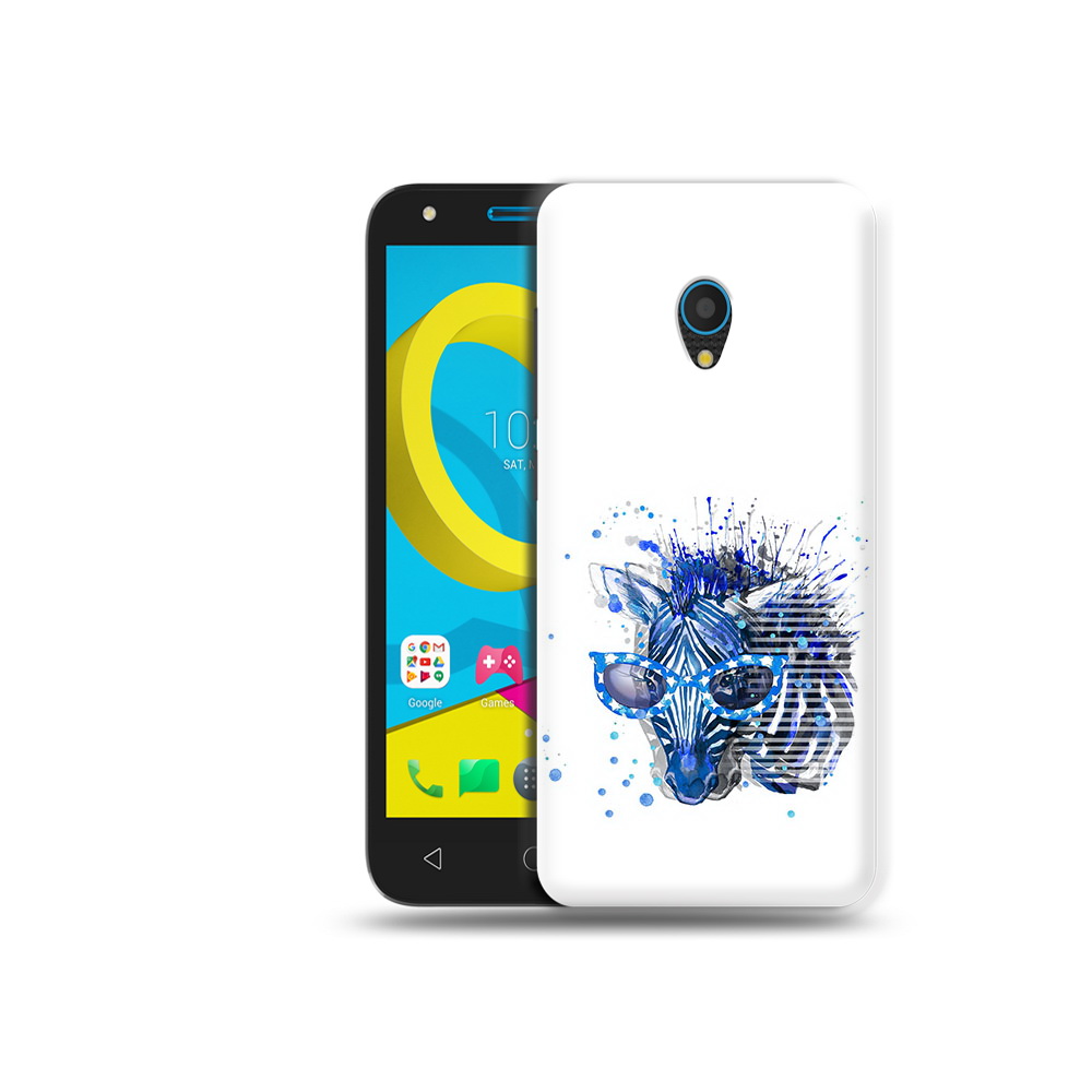 

Чехол MyPads Tocco для Alcatel U5 5047D расплывчатая зебра (PT134046.676.577), Tocco