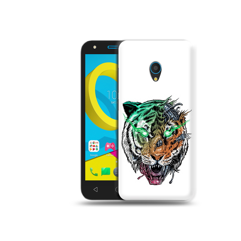 

Чехол MyPads Tocco для Alcatel U5 5047D робо-тигр (PT134046.676.584), Tocco