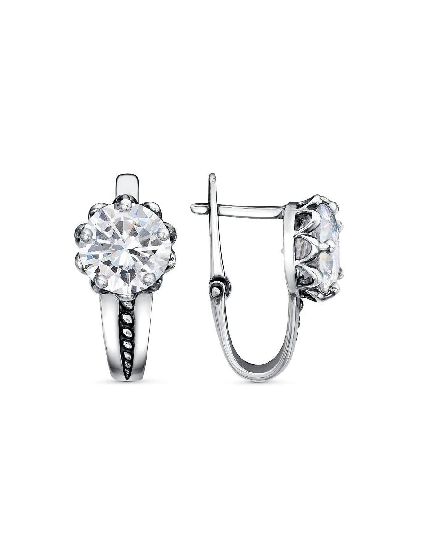 

Серьги из серебра TEO MAORI 833813598, фианит, 833813598