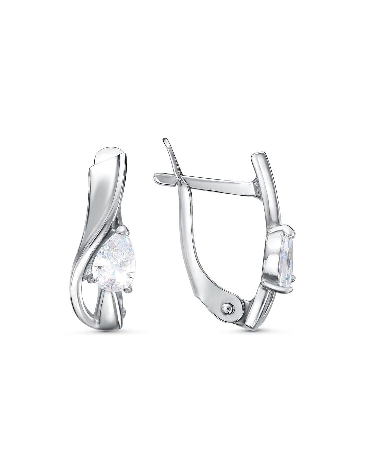 

Серьги из серебра TEO MAORI 833813728Д, фианит, 833813728Д