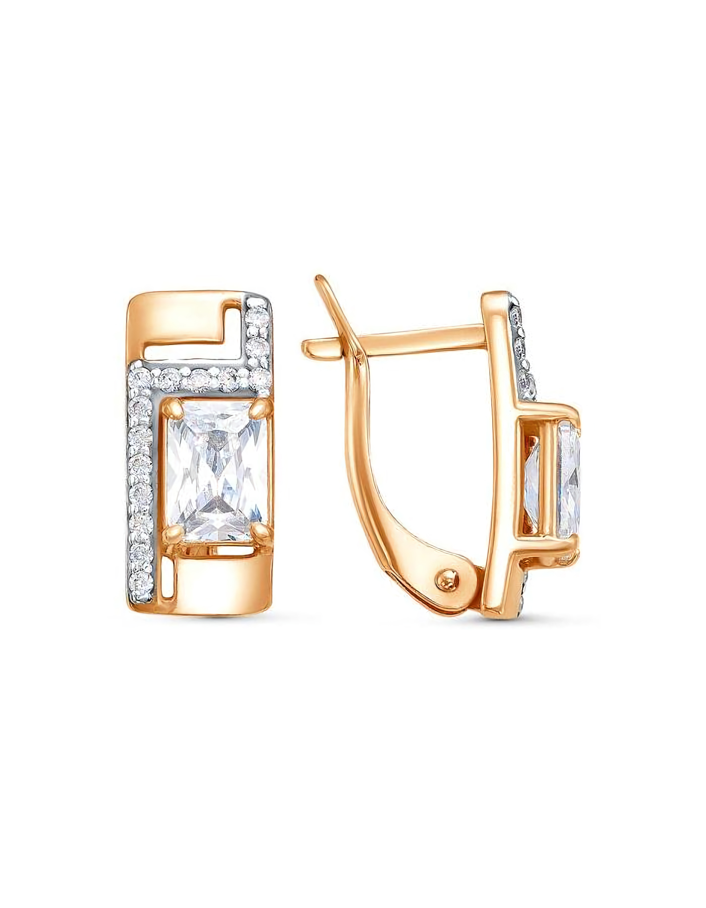 

Серьги из серебра TEO MAORI 833814781Д, фианит, 833814781Д