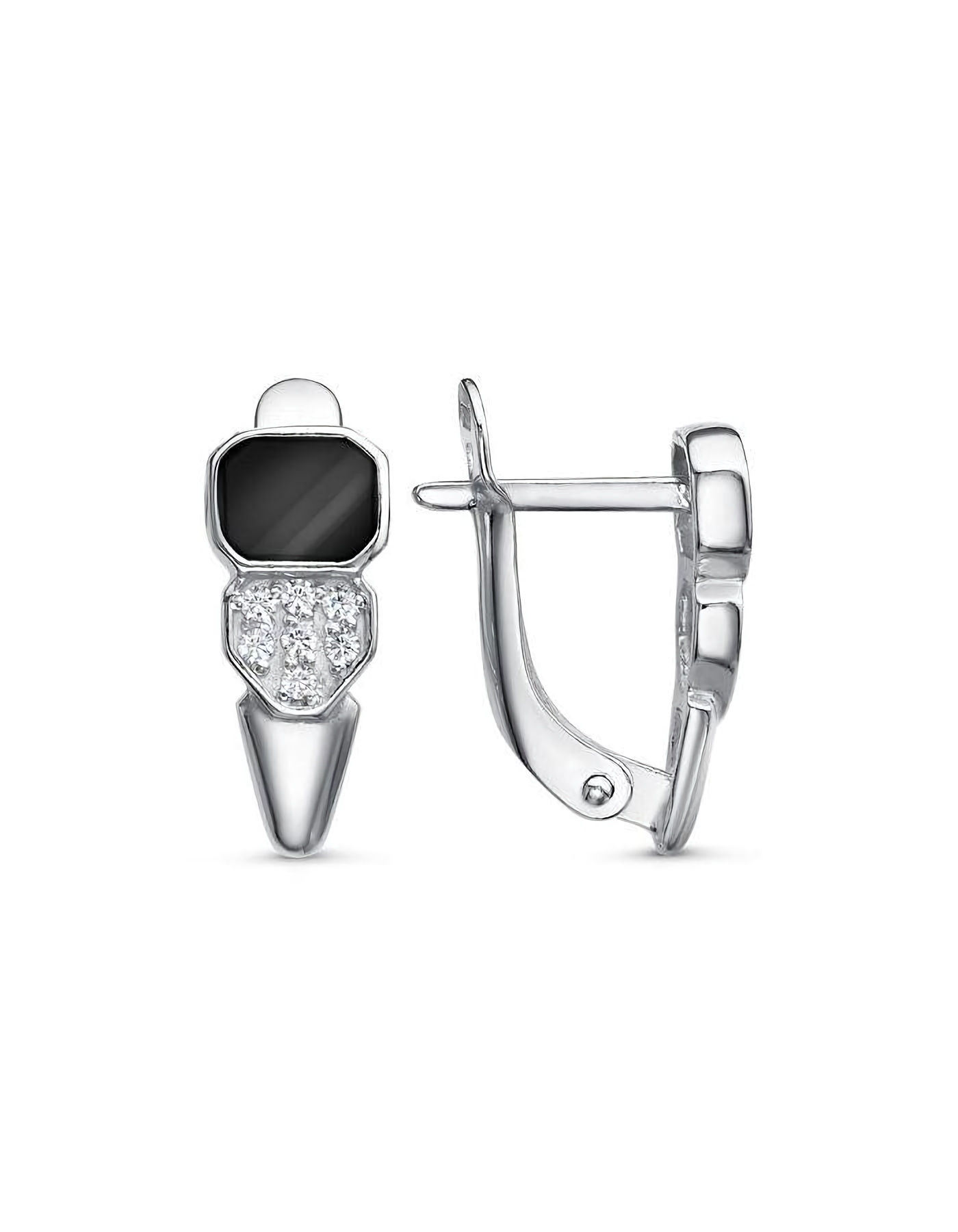 

Серьги из серебра TEO MAORI 833814792Д1, фианит, 833814792Д1