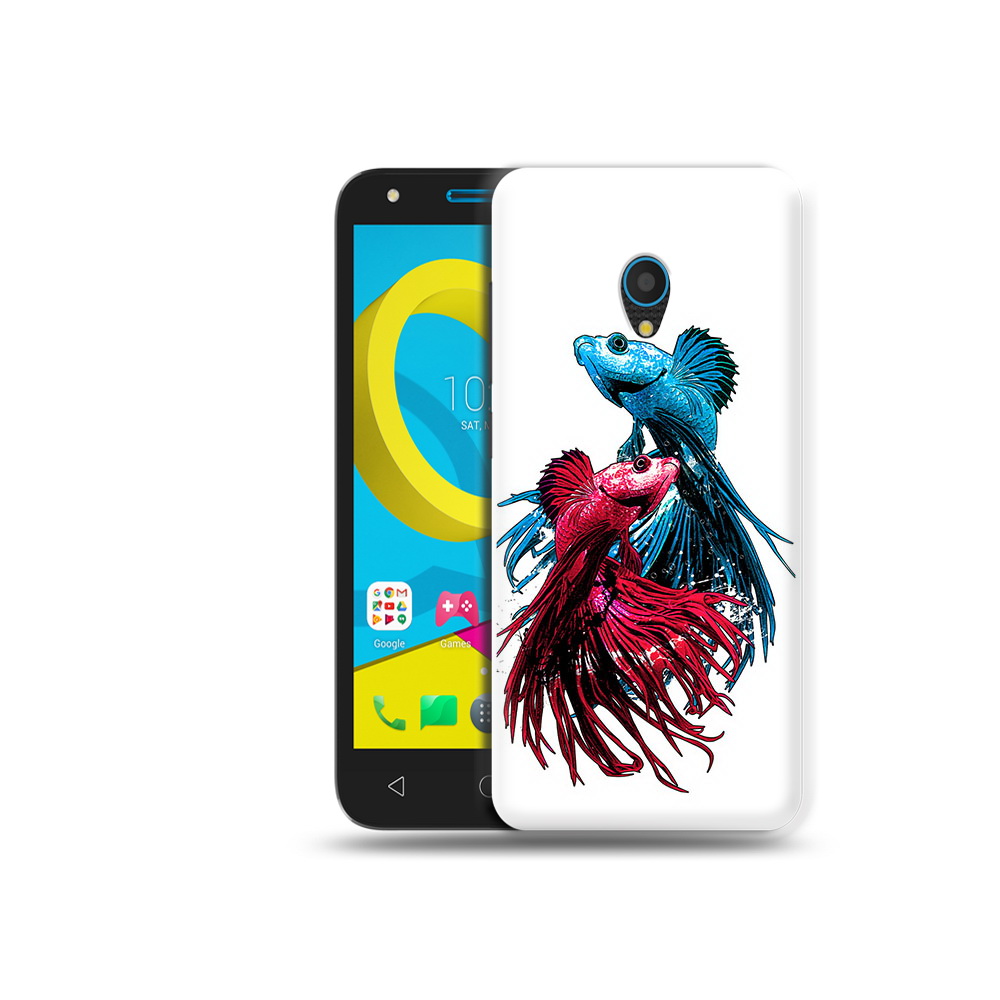 

Чехол MyPads Tocco для Alcatel U5 5047D рыбы петушки (PT134046.676.592), Tocco