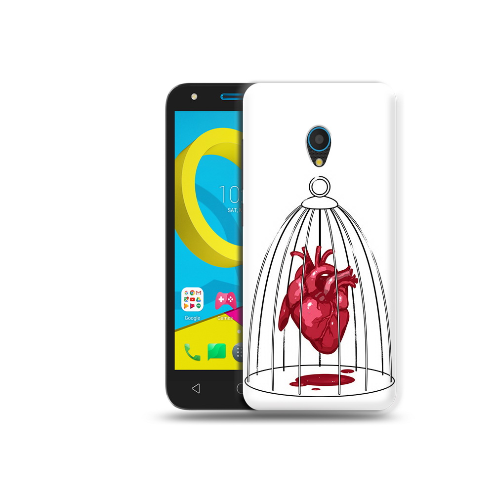 

Чехол MyPads Tocco для Alcatel U5 5047D сердце в клетке (PT134046.676.597), Tocco