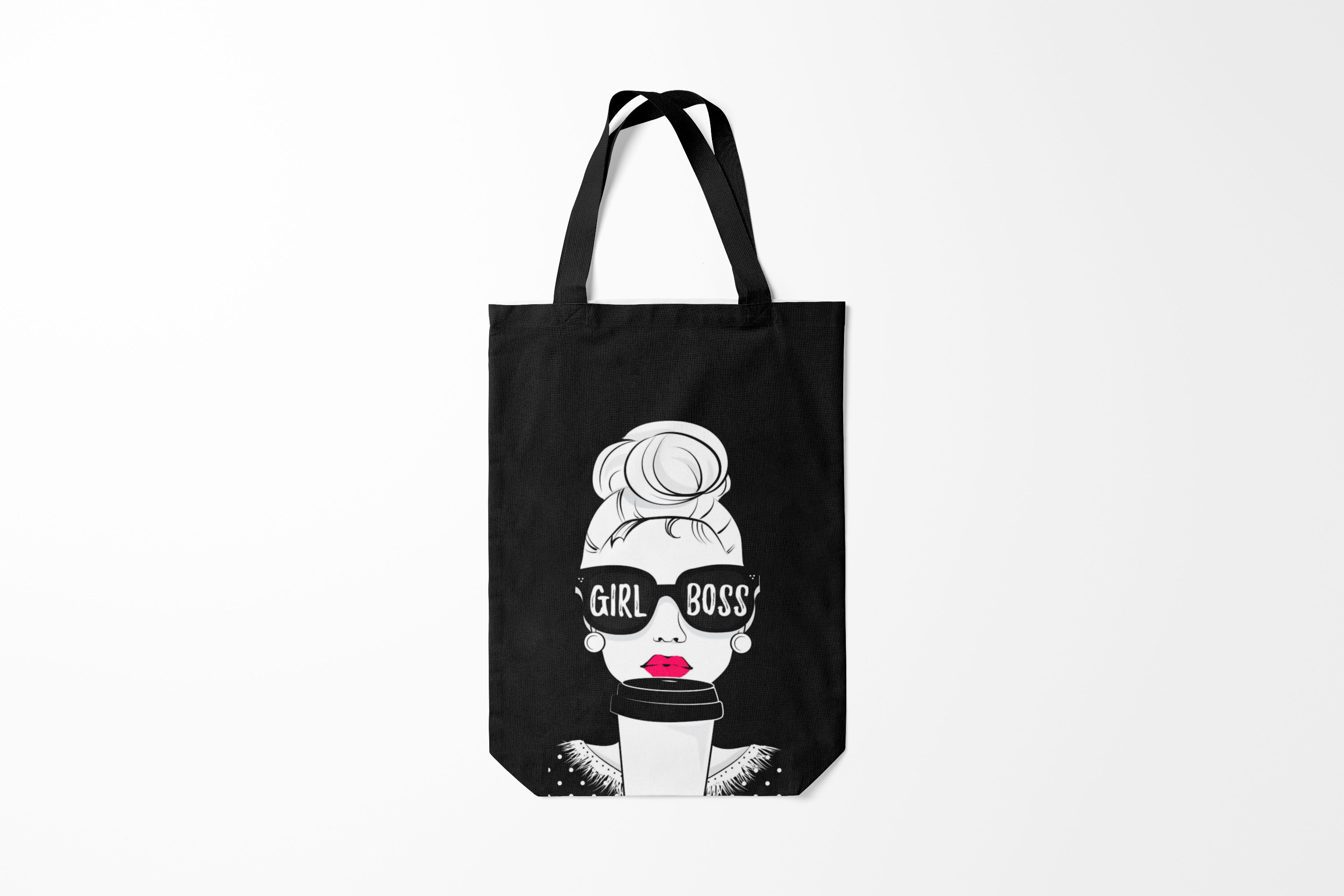 

Сумка шoппер унисекс Burnettie 8 марта Girl Boss, черный, 8 марта Girl Boss