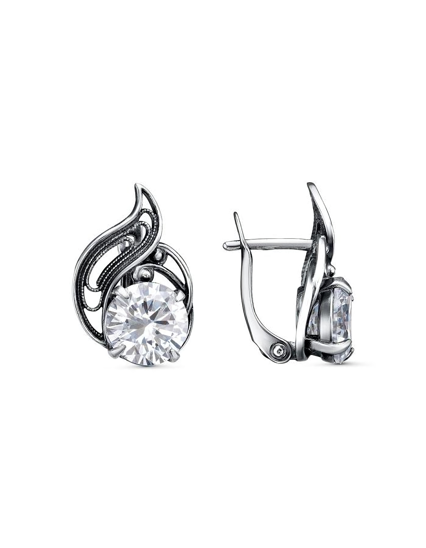 

Серьги из серебра TEO MAORI 833815052, фианит, 833815052