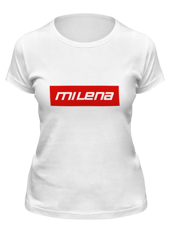 

Футболка женская Printio Milena белая XL, Белый, Milena