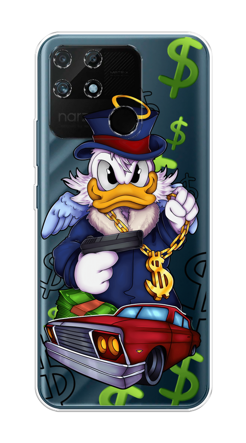 

Чехол на Realme Narzo 50A "Scrooge McDuck with a Gold Chain", Красный;синий;белый, 258450-6