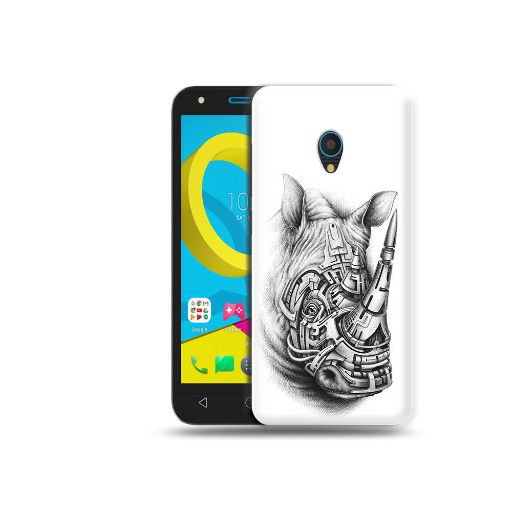 

Чехол MyPads Tocco для Alcatel U5 5047D стальной носорог (PT134046.676.620), Tocco