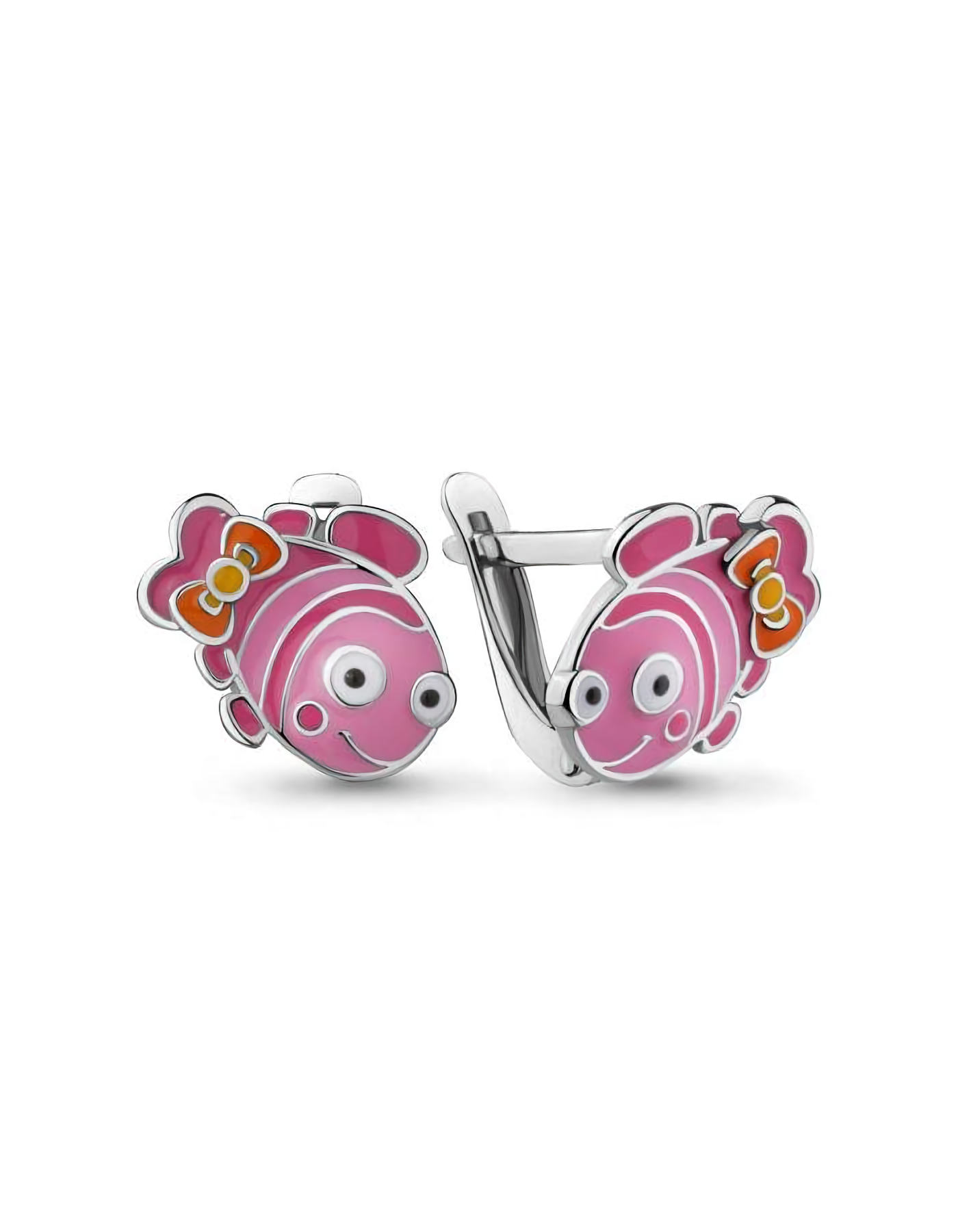 

Серьги из серебра TEO MAORI 831654.5, эмаль, 831654.5