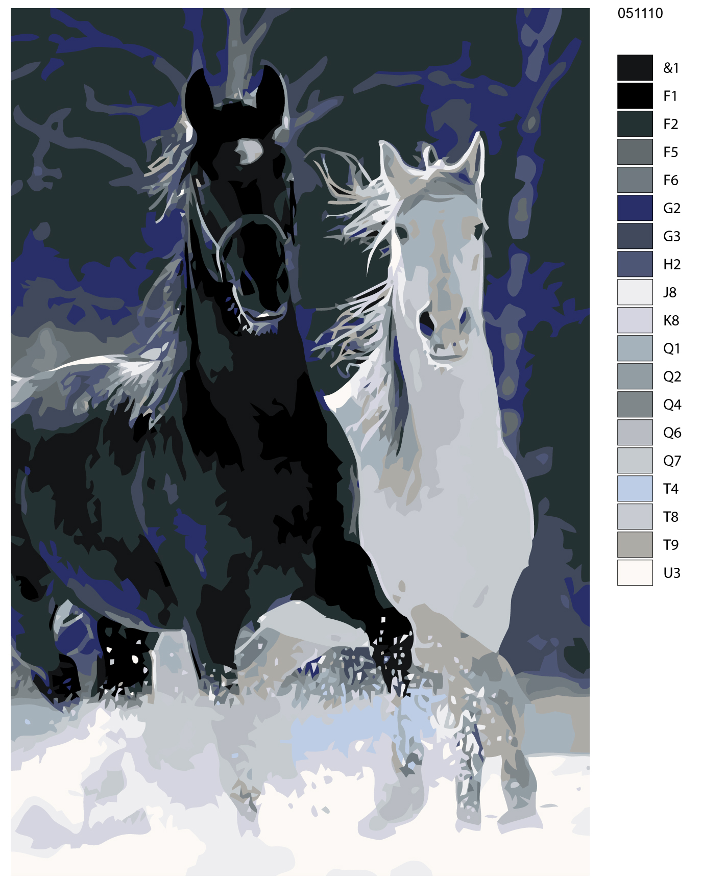 

Картина по номерам, Живопись по номерам, 48 x 72, ANNA-051110, ANNA-051110