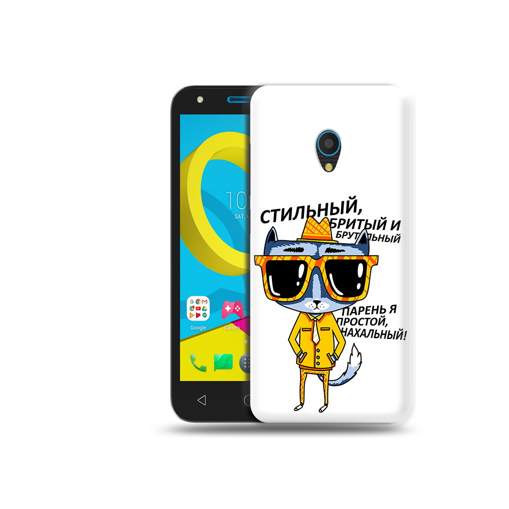 

Чехол MyPads Tocco для Alcatel U5 5047D стильный кот (PT134046.676.625), Tocco