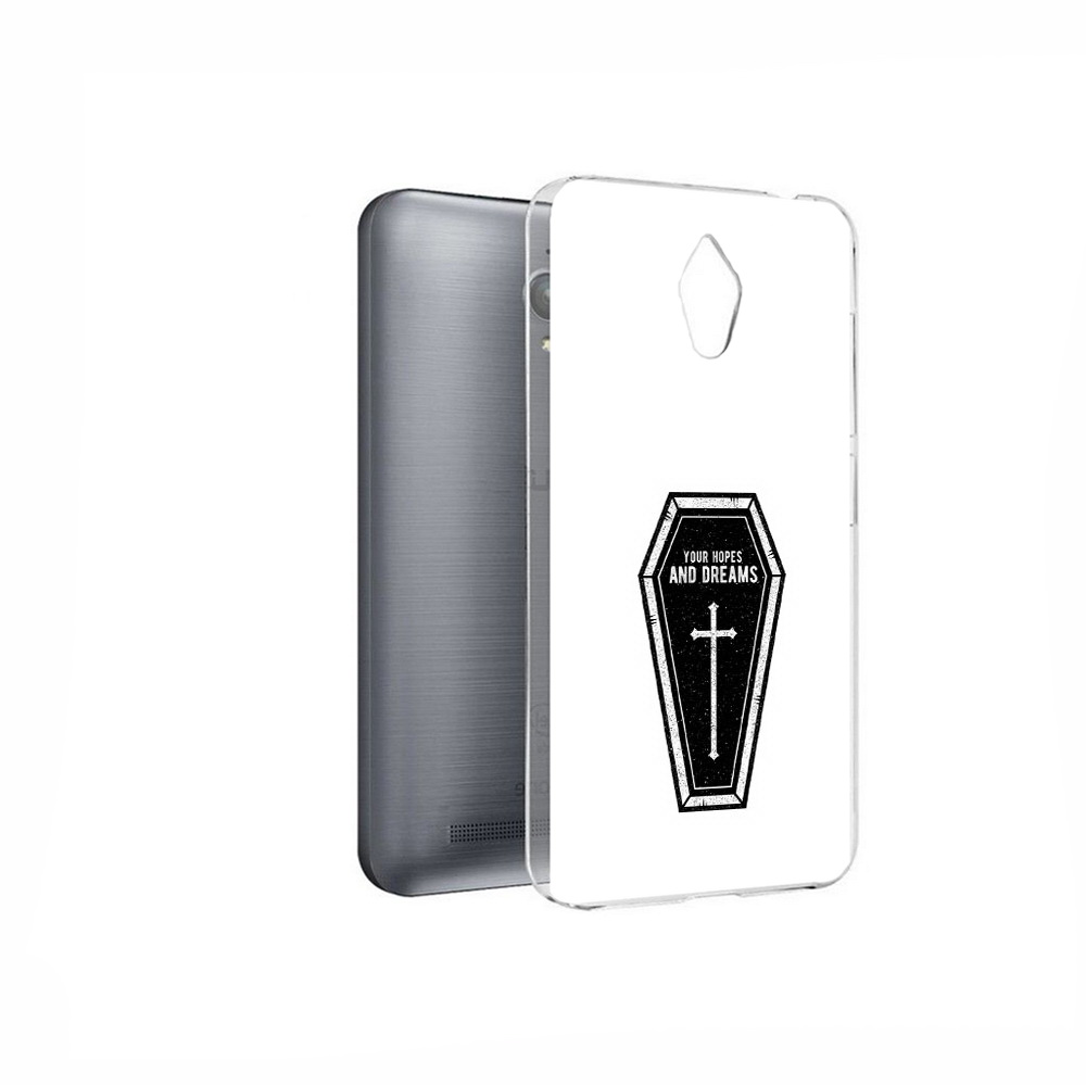 

Чехол MyPads Tocco для Asus ZenFone Go (ZC500TG) гроб с мечтами, Прозрачный, Tocco