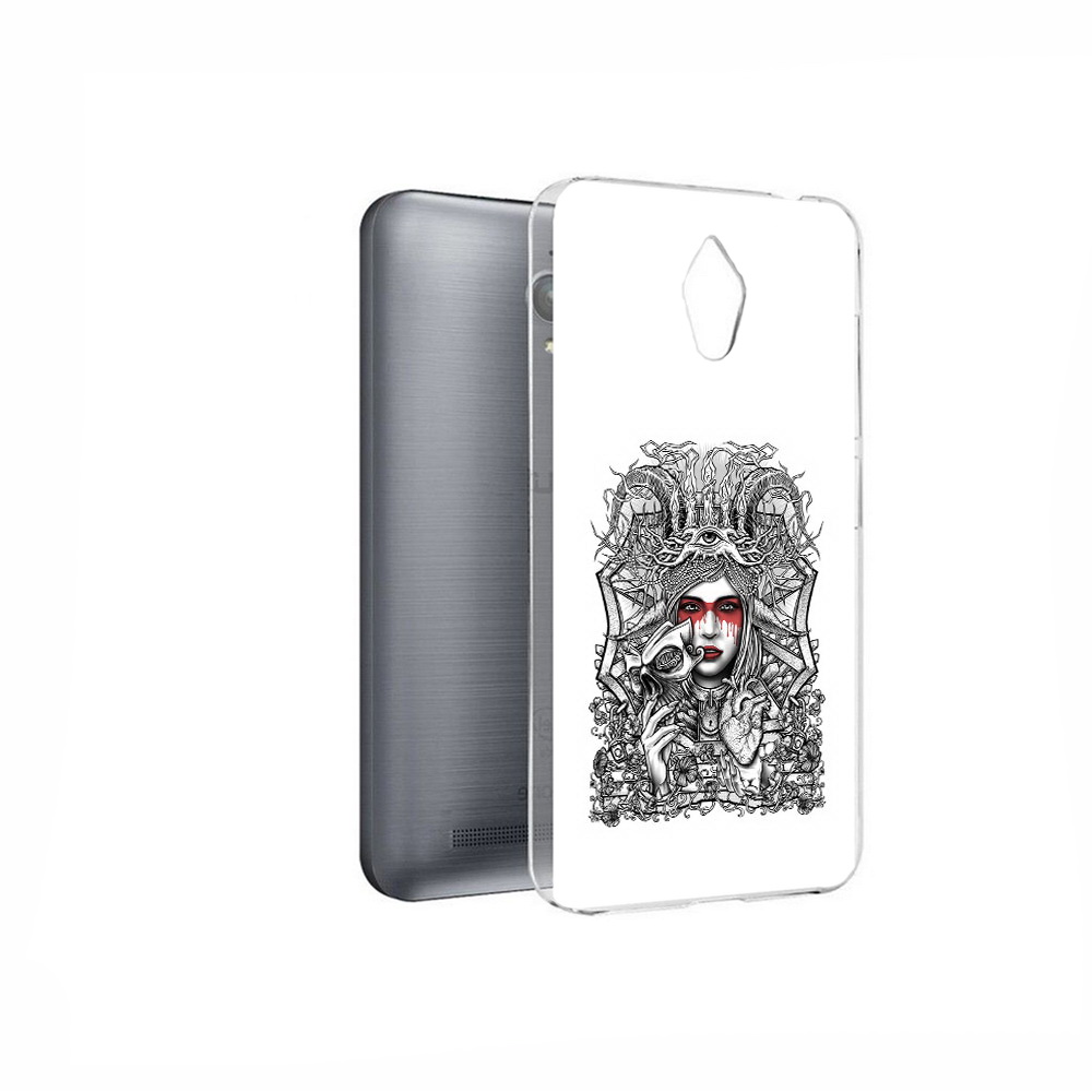 

Чехол MyPads Tocco для Asus ZenFone Go (ZC500TG) грусная девушка, Прозрачный, Tocco