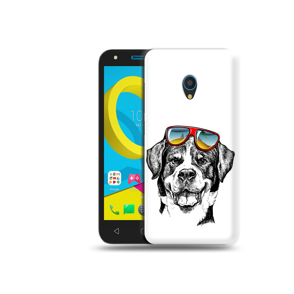 

Чехол MyPads Tocco для Alcatel U5 5047D счастливая собака (PT134046.676.631), Tocco