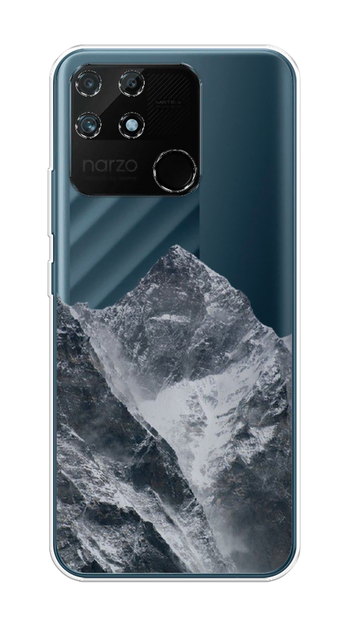 

Чехол на Realme Narzo 50A "Горы арт 4", Серый;бежевый, 258450-2