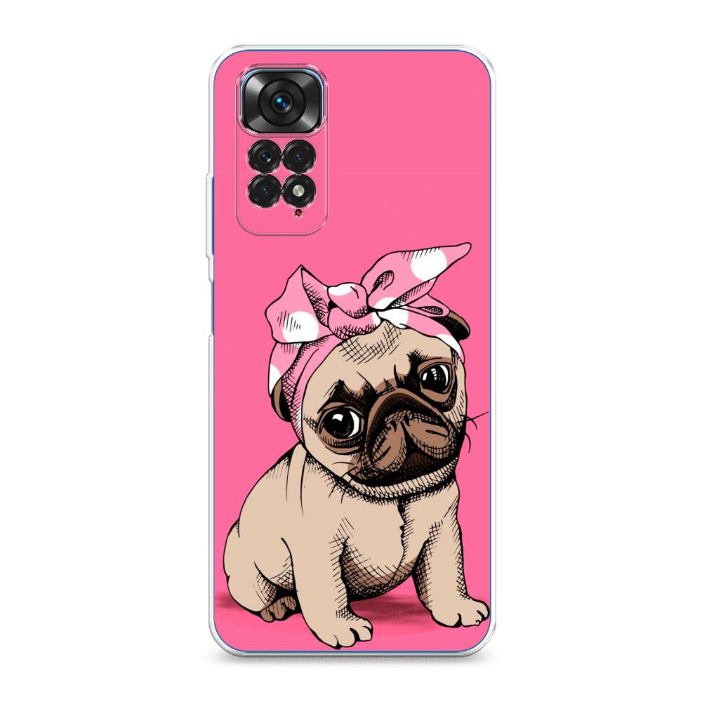 фото Силиконовый чехол "dog pin-up" на xiaomi redmi note 11s awog