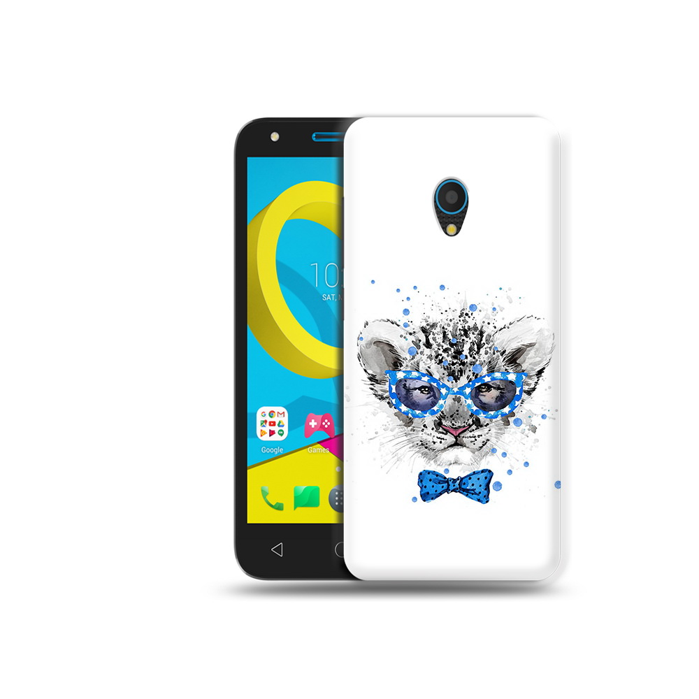 

Чехол MyPads Tocco для Alcatel U5 5047D тигренок с бабочкой (PT134046.676.642), Tocco