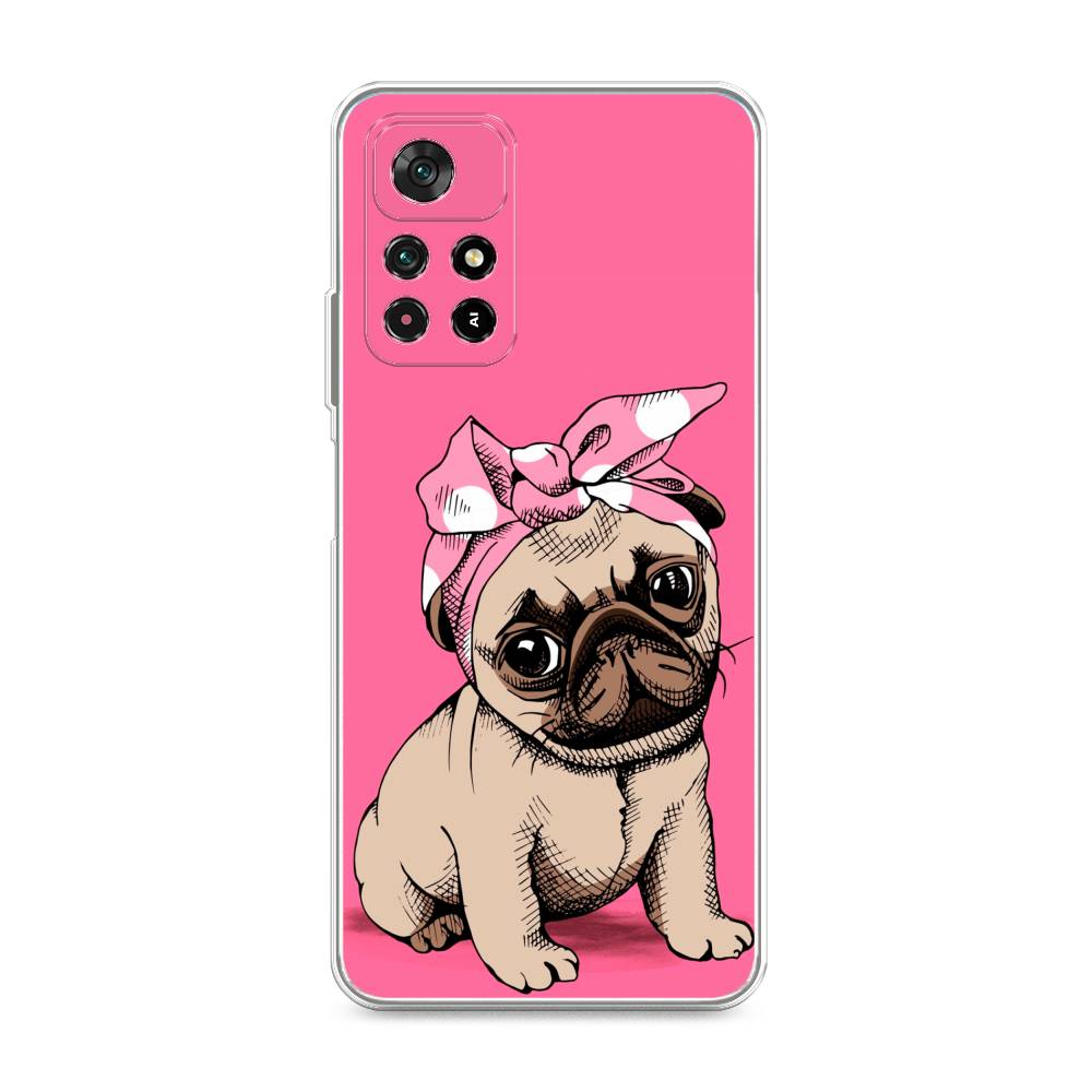 фото Силиконовый чехол "dog pin-up" на xiaomi redmi note 11s 5g awog