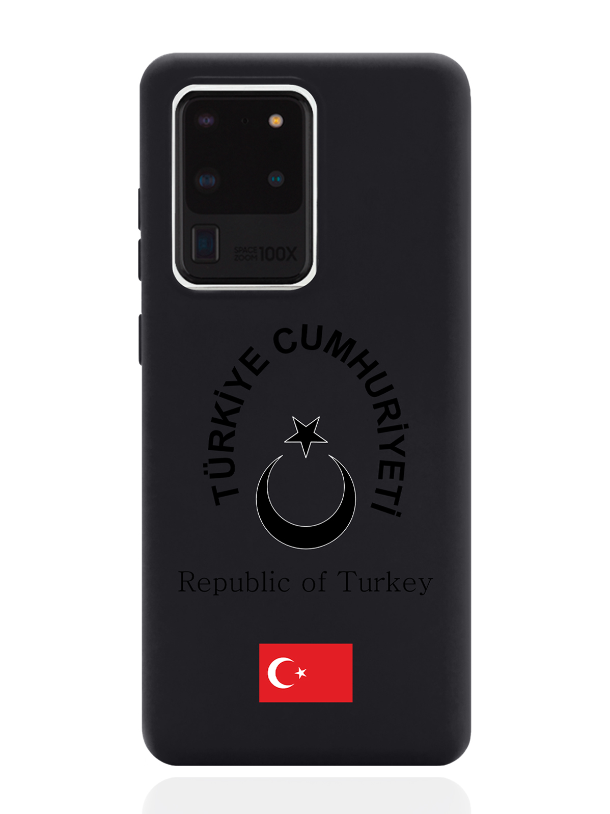 

Чехол SignumCase для Samsung Galaxy S20 Ultra Черный лаковый Герб Турции черный