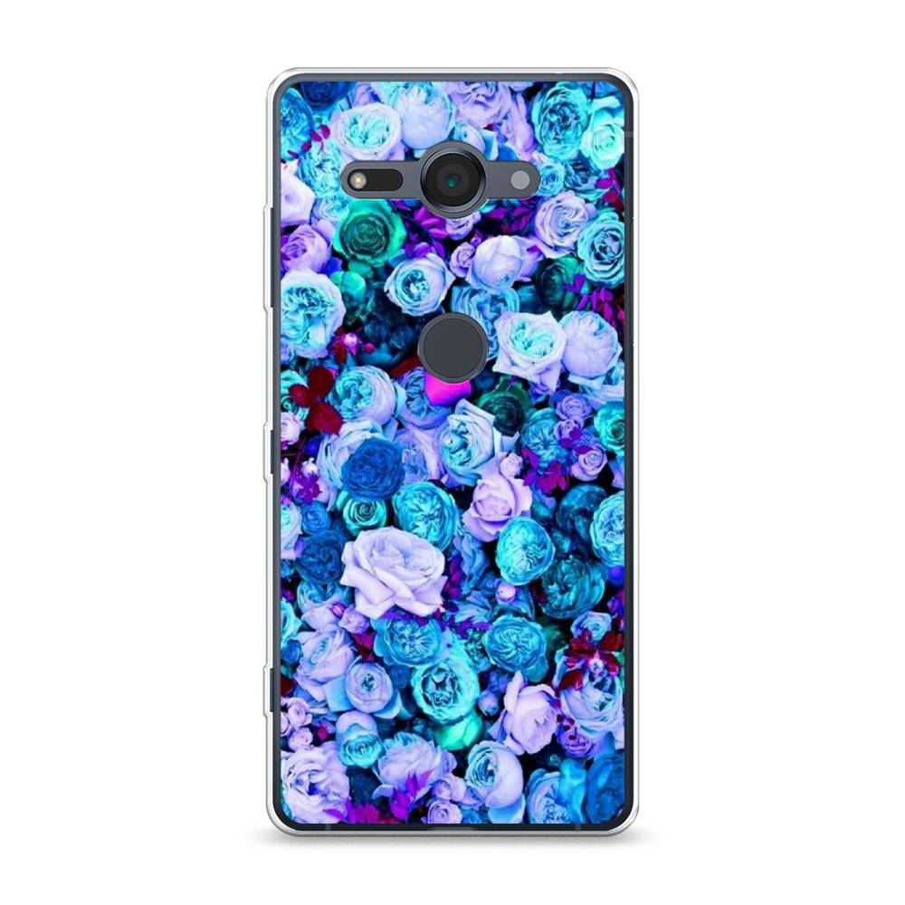 

Чехол для Sony Xperia XZ2 Compact "Цветочный ковер", Фиолетовый, 52950-2
