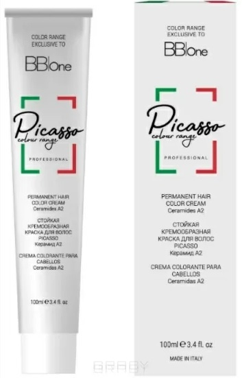 

Перманентная крем-краска Picasso BB One, 6.3 Dark Golden Blond/темно-золотой корич., 100мл