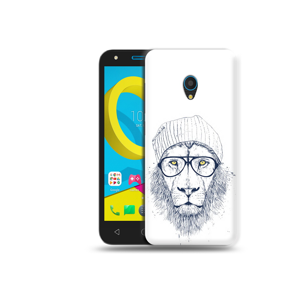 

Чехол MyPads Tocco для Alcatel U5 5047D хиппи лев (PT134046.676.663), Tocco