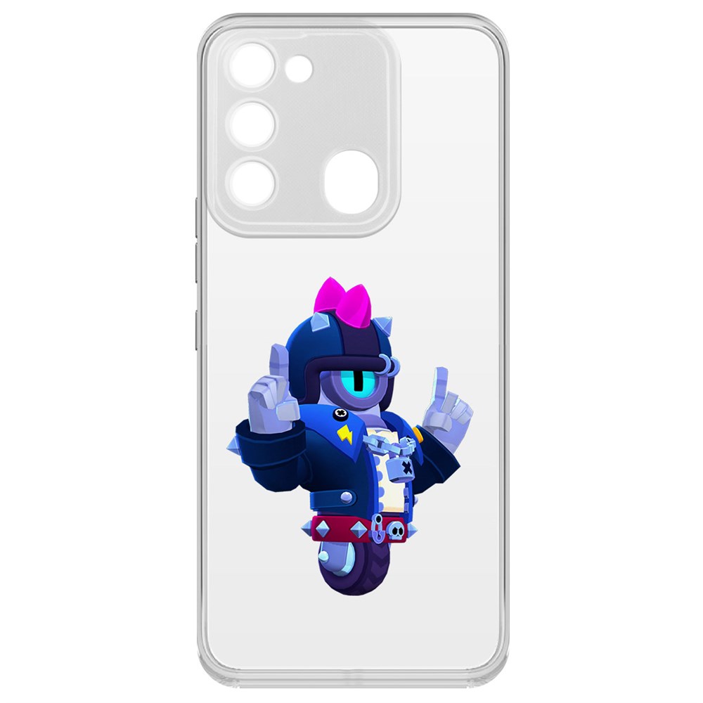 Чехол-накладка Brawl Stars-Дикий Сту для Tecno Spark 8C