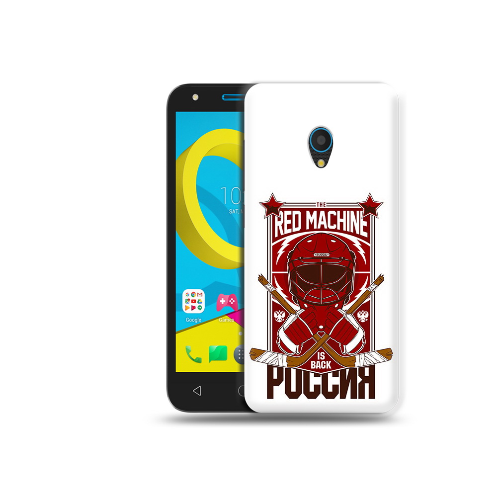 

Чехол MyPads Tocco для Alcatel U5 5047D хоккей россия (PT134046.676.666), Tocco