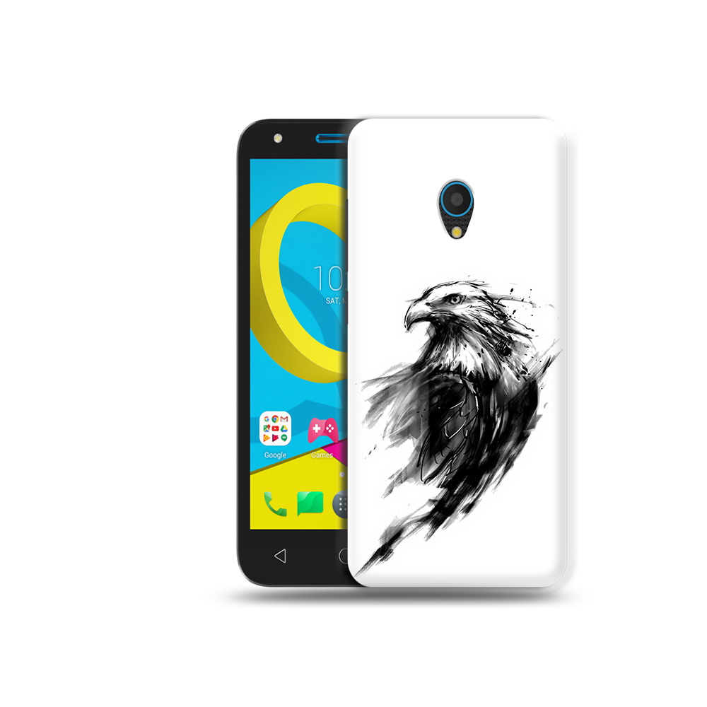 

Чехол MyPads Tocco для Alcatel U5 5047D чб птица (PT134046.676.670), Tocco