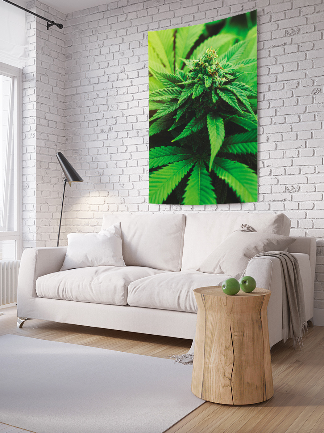 

Вертикальное фотопанно на стену JoyArty Зеленый куст 100x150 см, Зеленый куст