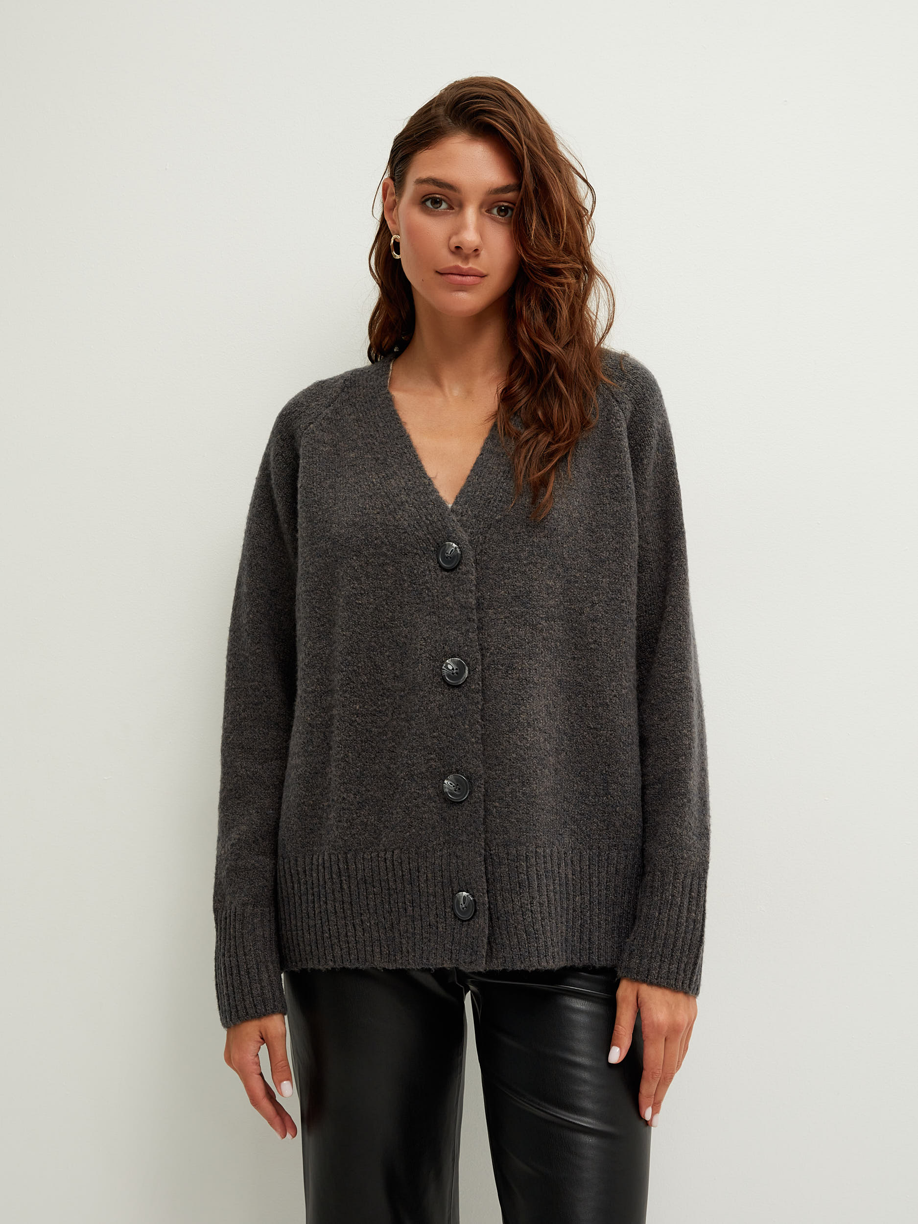 

Кардиган женский ZARINA 2369640840-39 серый XL, 2369640840-39