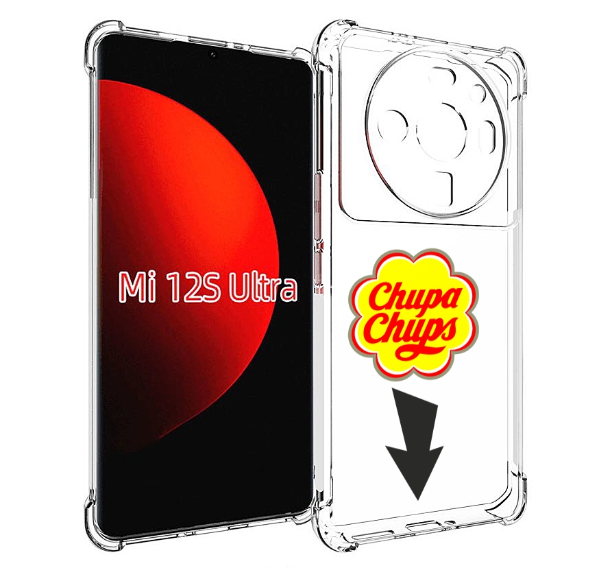 

Чехол MyPads чупа чупс для Xiaomi 12S Ultra, Прозрачный, Tocco