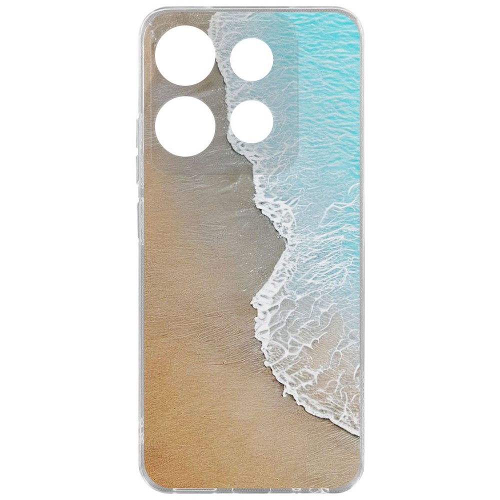 

Чехол-накладка Case Прибой для TECNO POP 7 Pro, Прозрачный