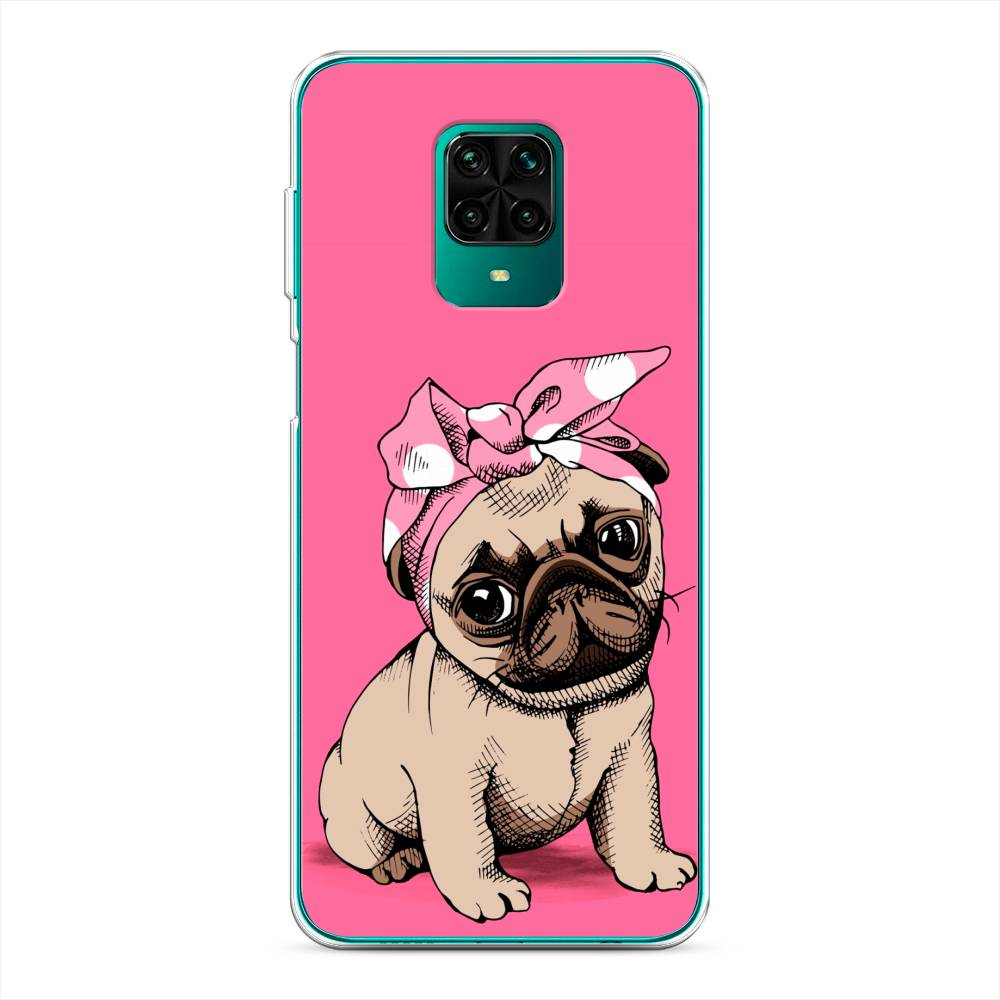 фото Силиконовый чехол "dog pin-up" на xiaomi redmi note 9 pro awog