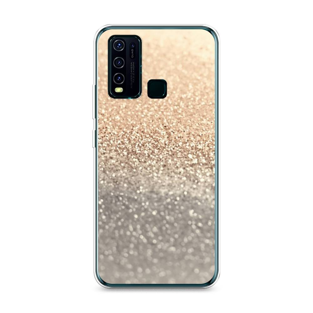 

Силиконовый чехол "Песок золотой рисунок" на Vivo Y50