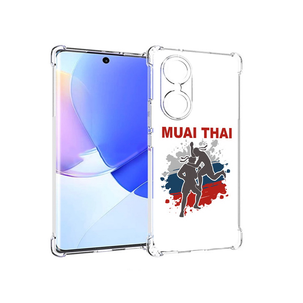

Чехол MyPads Tocco для Honor 60 Муайтай, Прозрачный, Tocco