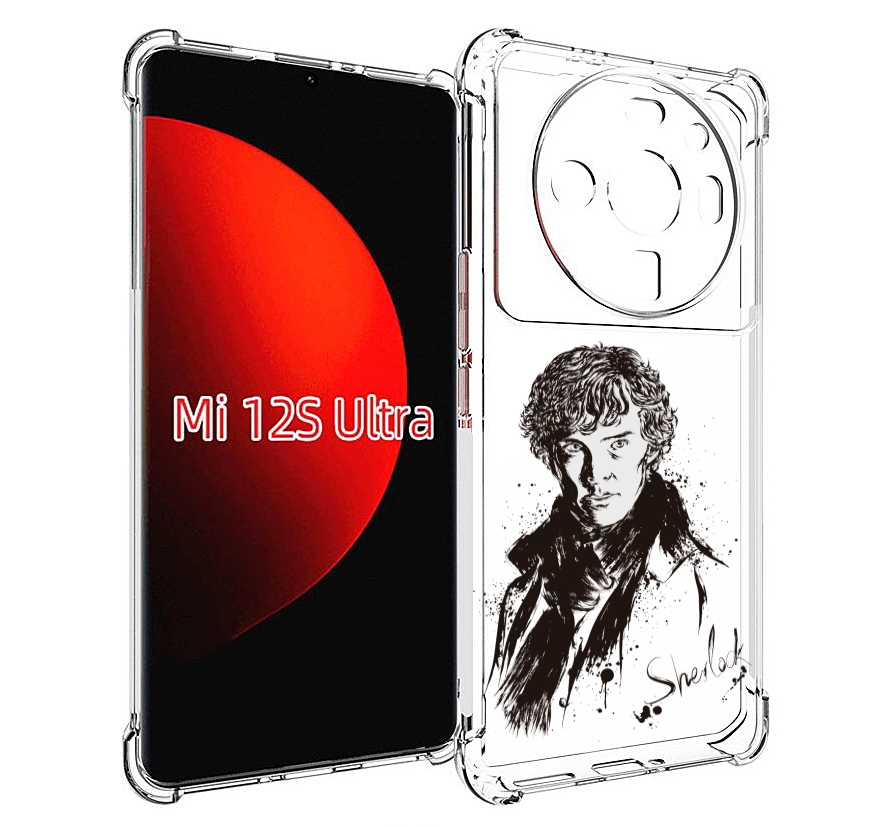

Чехол MyPads шерлок холмс портрет для Xiaomi 12S Ultra, Прозрачный, Tocco
