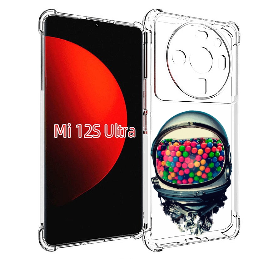 

Чехол MyPads шлем космонавта для Xiaomi 12S Ultra, Прозрачный, Tocco