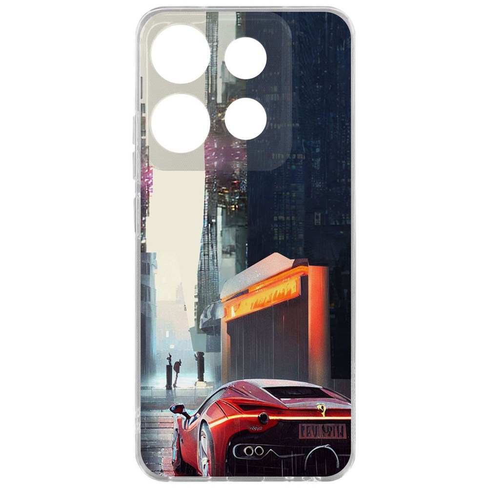 

Чехол-накладка Case Сити для TECNO Spark Go 2023, Прозрачный