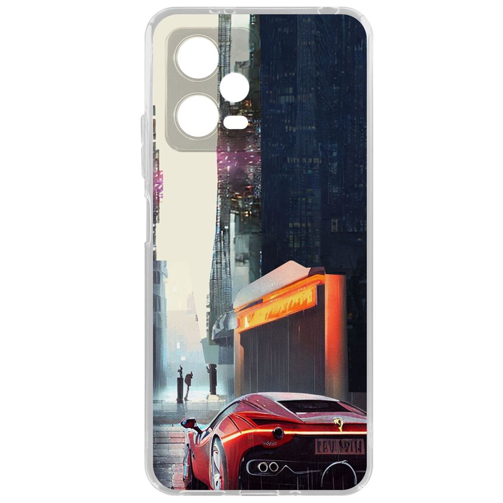 

Чехол-накладка Case Сити для Xiaomi Poco X5, Прозрачный