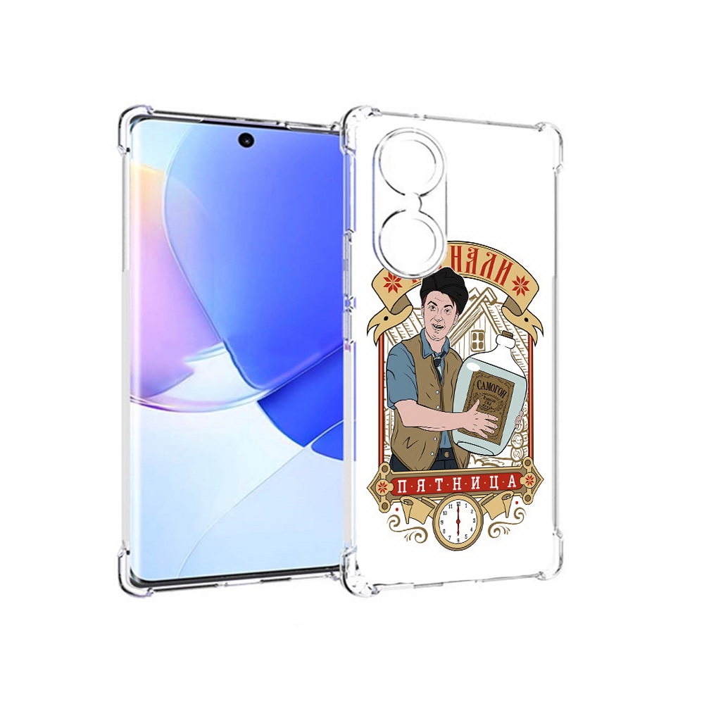 

Чехол MyPads Tocco для Honor 60 Погнали пятница, Прозрачный, Tocco