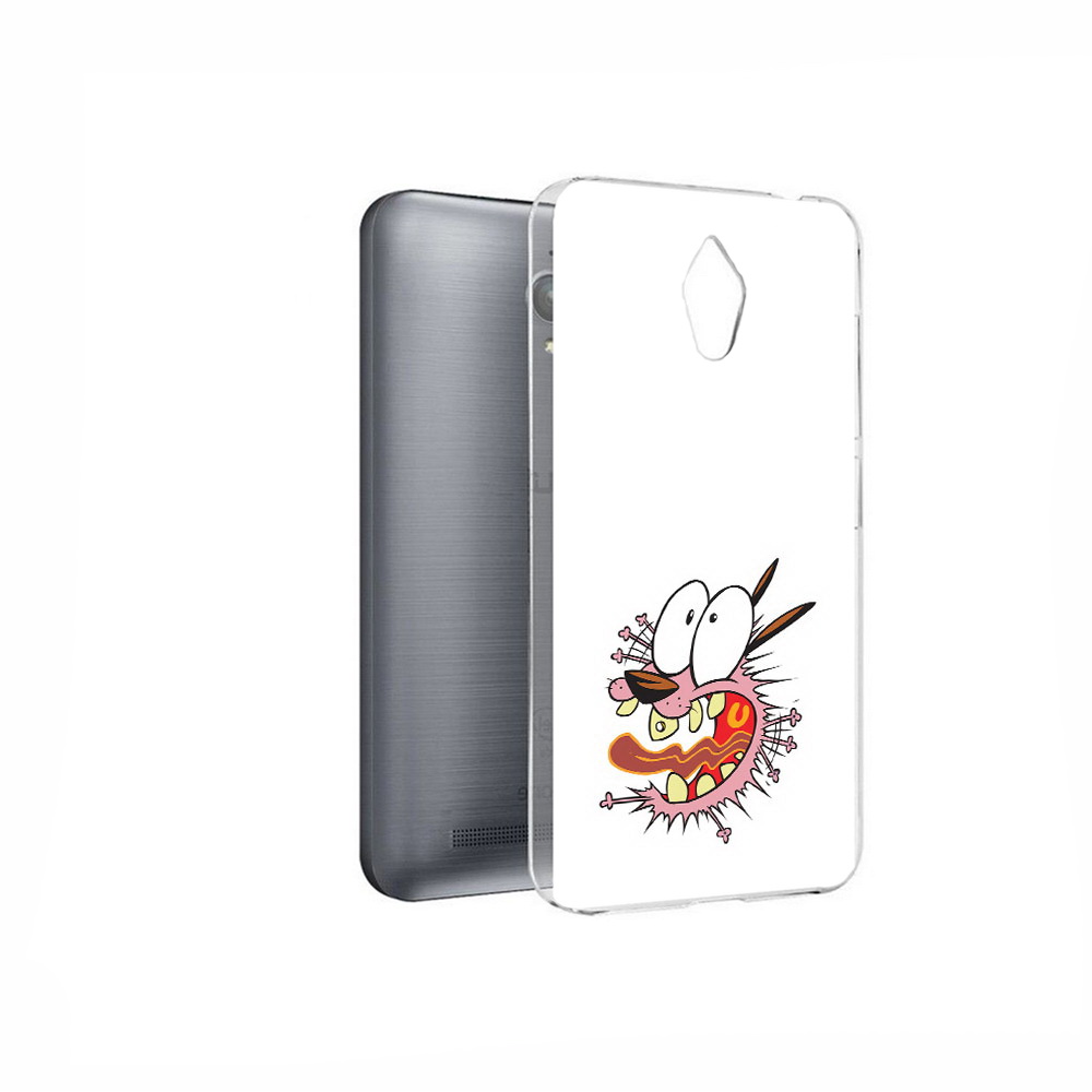 

Чехол MyPads Tocco для Asus ZenFone Go (ZC500TG) испуганный бобик, Прозрачный, Tocco