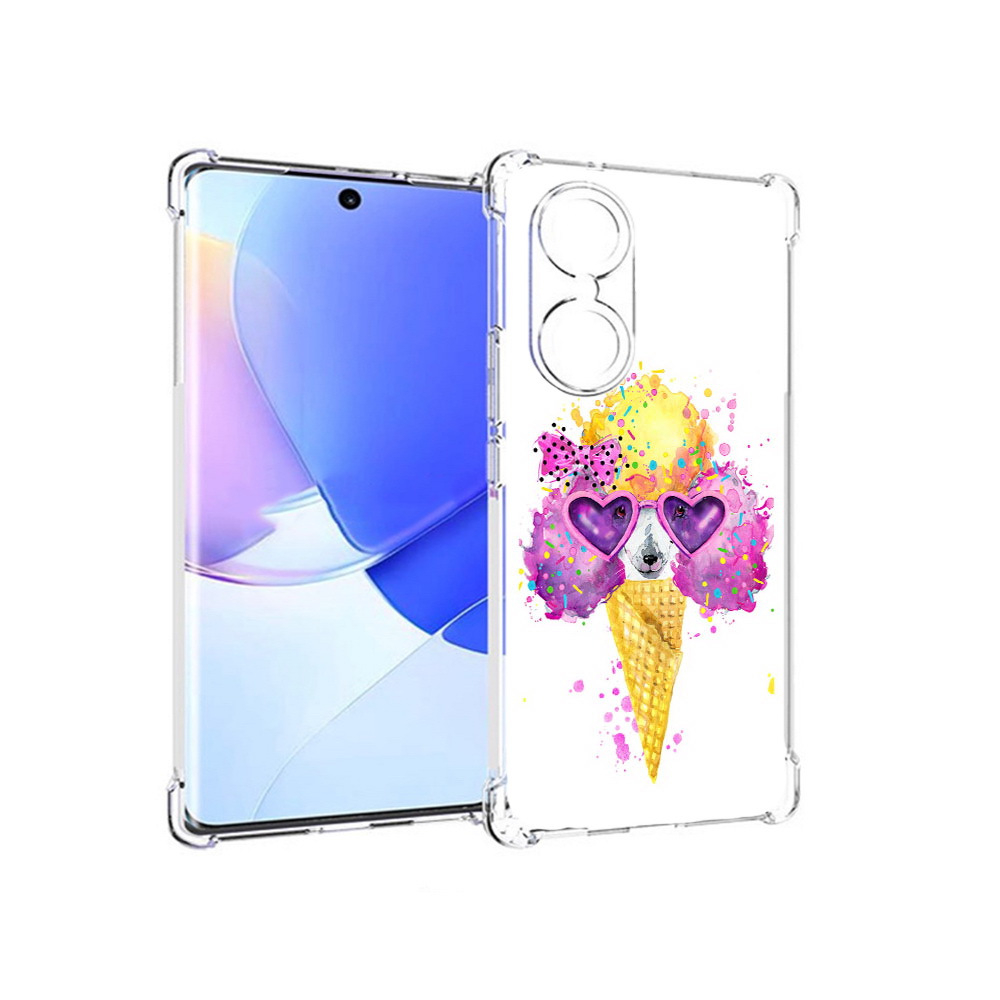 

Чехол MyPads Tocco для Honor 60 Рожок, Прозрачный, Tocco