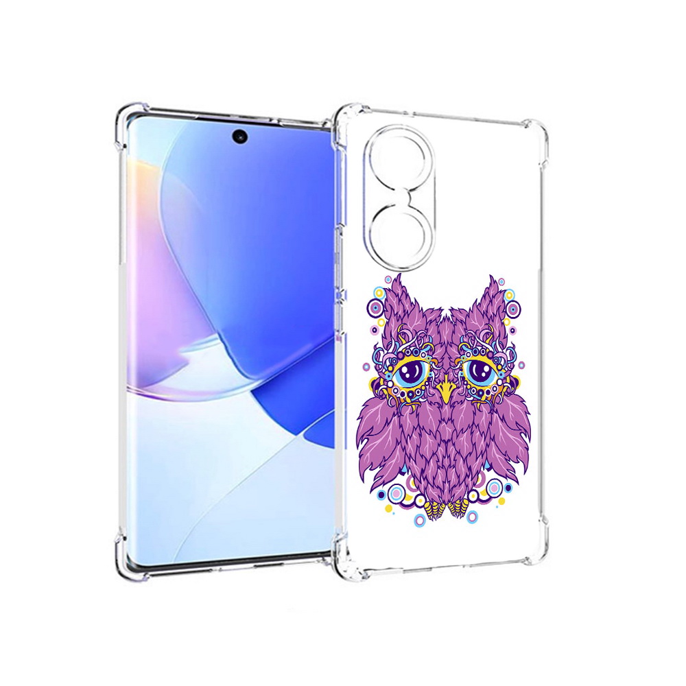 

Чехол MyPads Tocco для Honor 60 Розовая сова, Прозрачный, Tocco