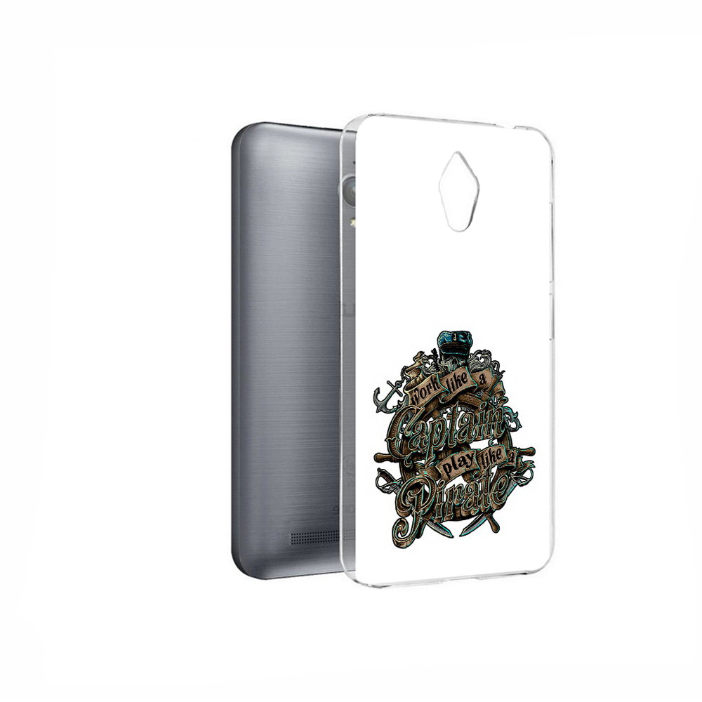 

Чехол MyPads Tocco для Asus ZenFone Go (ZC500TG) капитан пиратов, Прозрачный, Tocco