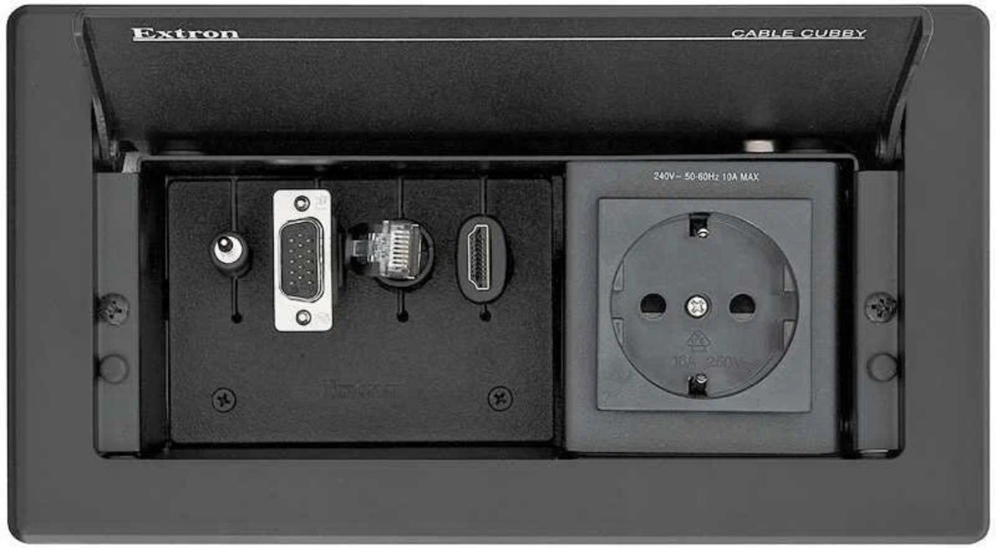

Cable Cubby 202 One EU AC, Black, Черный