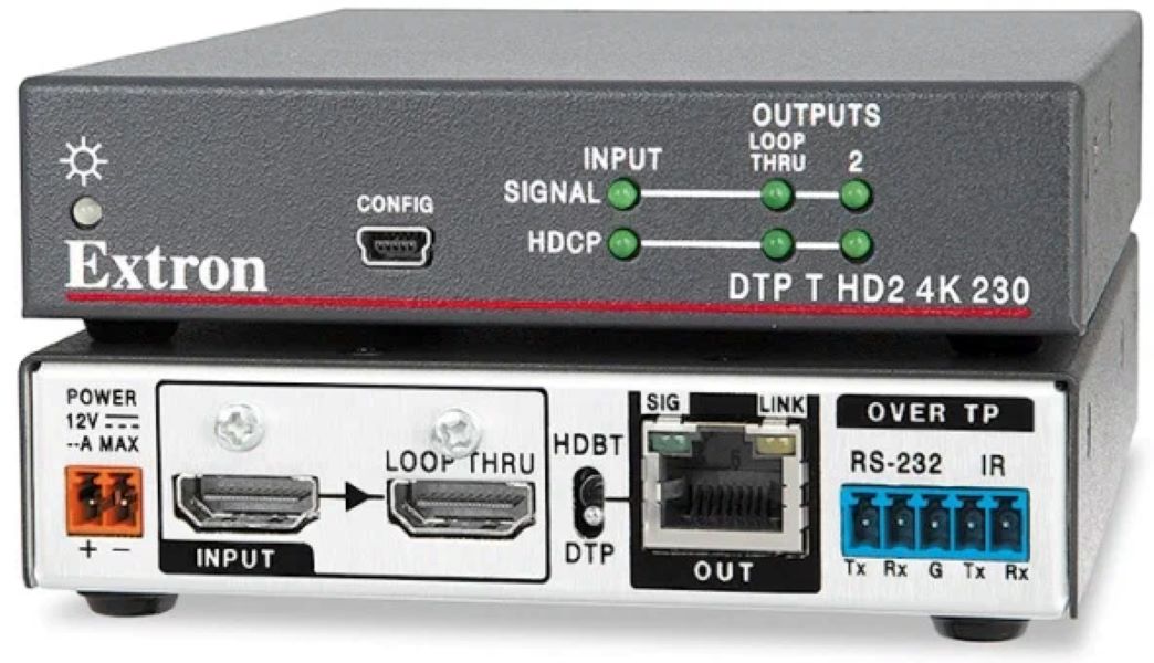 

HDMI коммутатор Extron DTP T HD2 4K 230 60-1491-12, DTP T HD2 4K 230